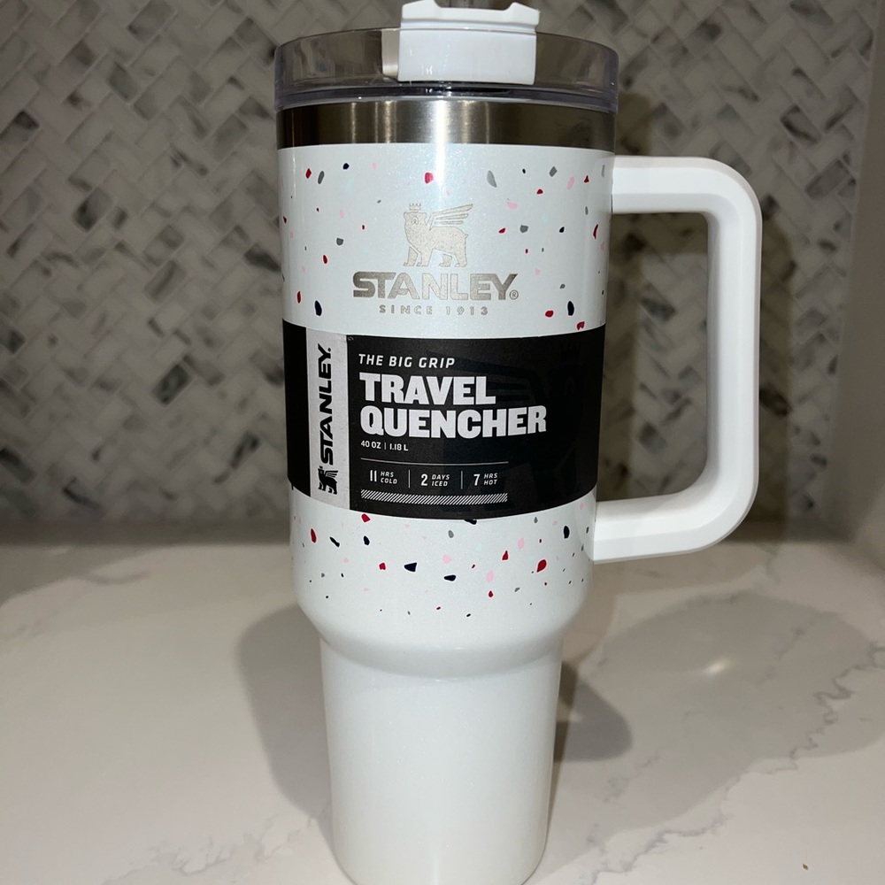 OG pearlescent terrazo stanley 40oz BNWT